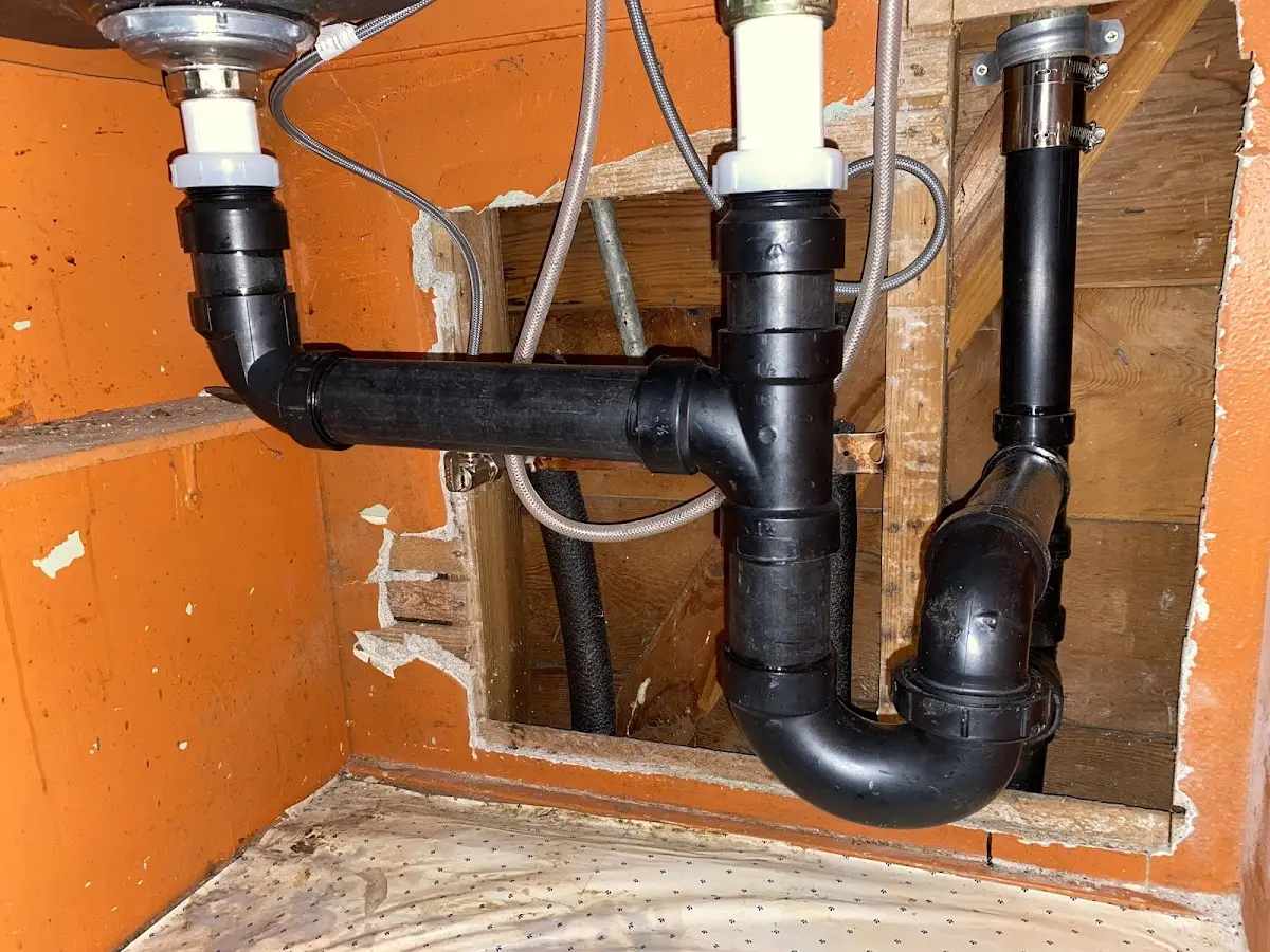 Professional Repiping Services equipment and tools on the job in Stoneham